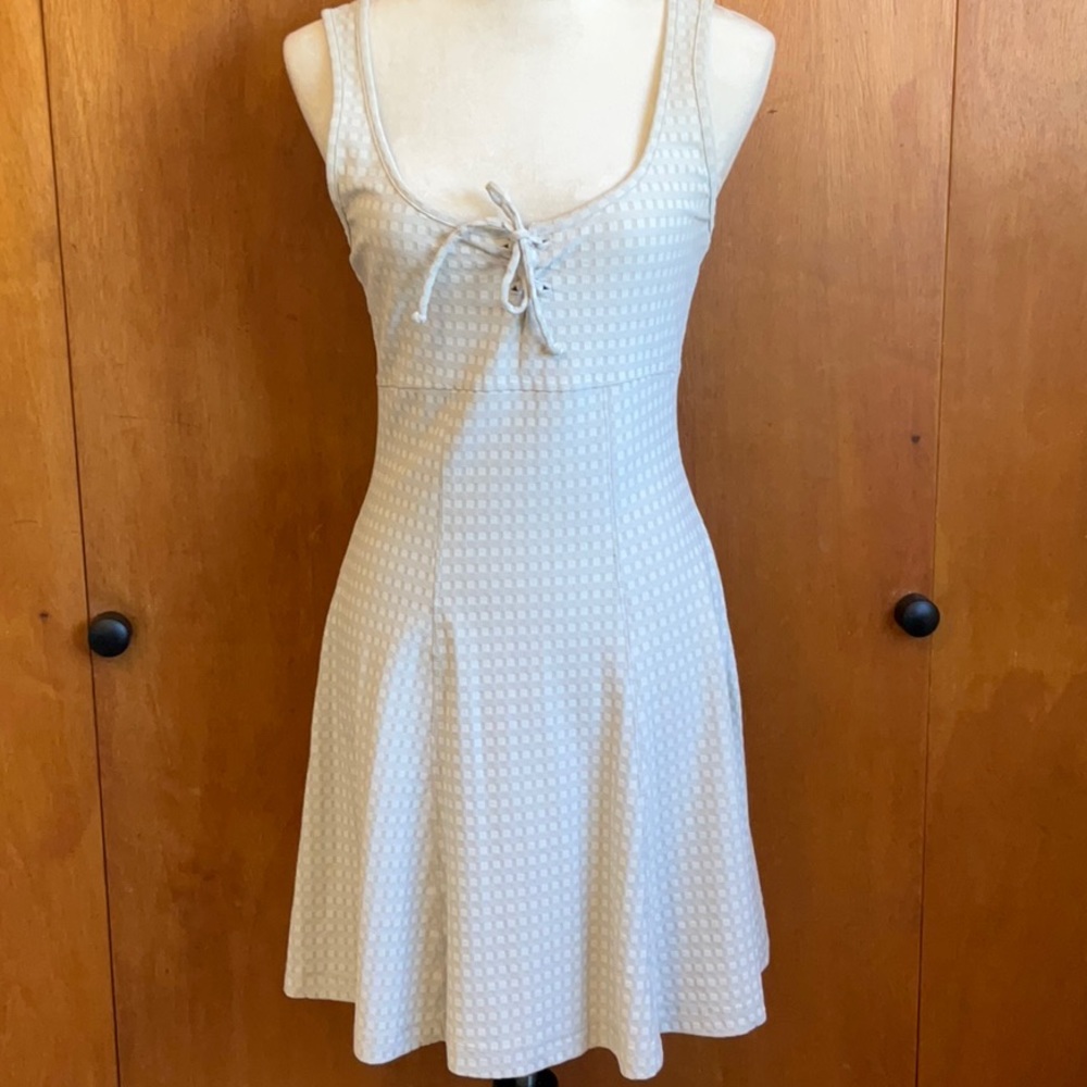 Stretch fit and flare dress